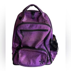 Rebel Amethyst Glitter Backpack